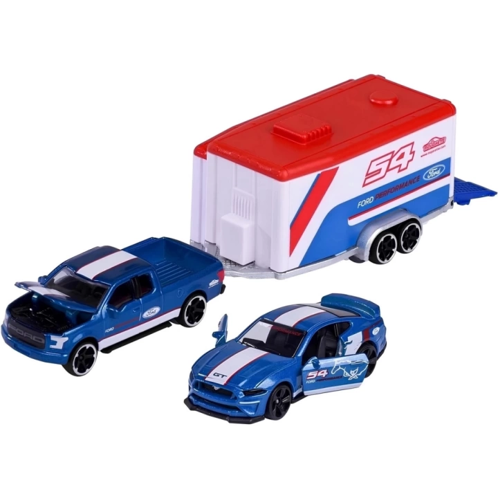 BFS   Majorette Car Trailer Ford