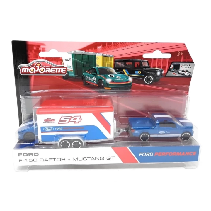 BFS   Majorette Car Trailer Ford
