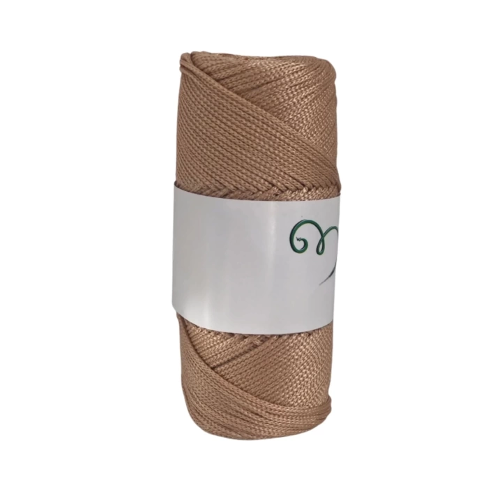 BFS Makrome İpi 3mm Polyester Açık Karamel