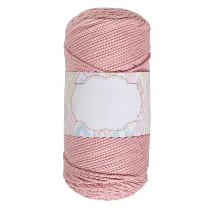 BFS Makrome İpi 3mm Polyester Açık Pembe