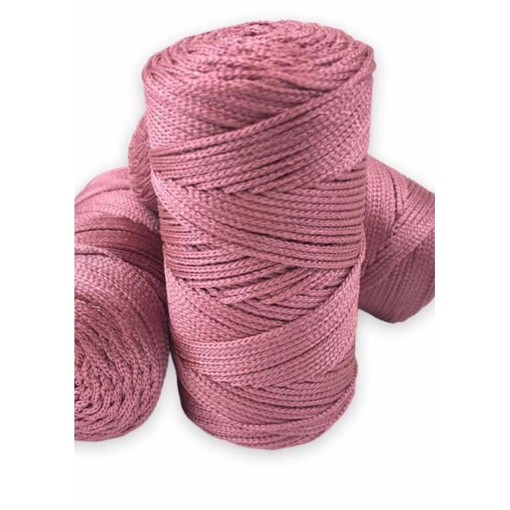 BFS Makrome İpi 3mm Polyester Gül Kurusu