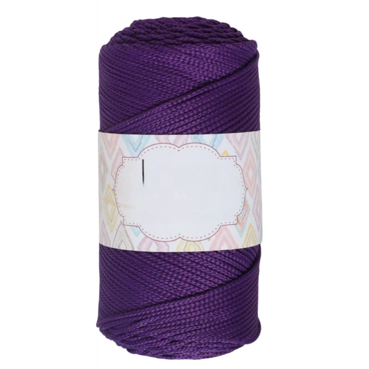 BFS Makrome İpi 3mm Polyester Koyu Mor