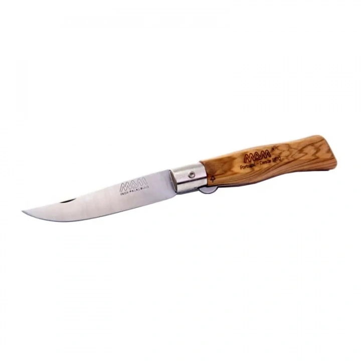 BFS Mam Palaçoulo Filmam Douro 2148 Kahverengi Kamp Çakı 20cm- Manuel, Zeytin Ağacı Sap, Kilitli