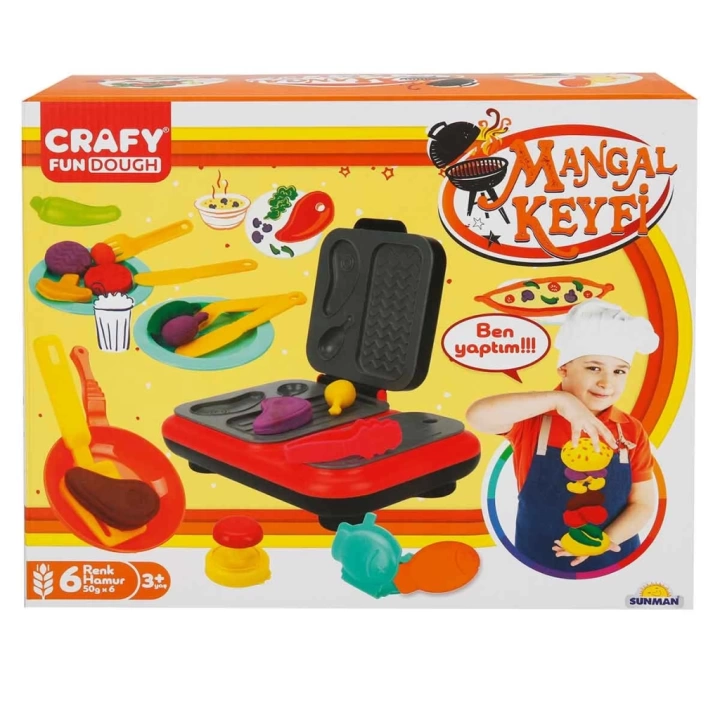 BFS   Mangal Keyfi Oyun Hamuru Seti 300 gr 22 Parça