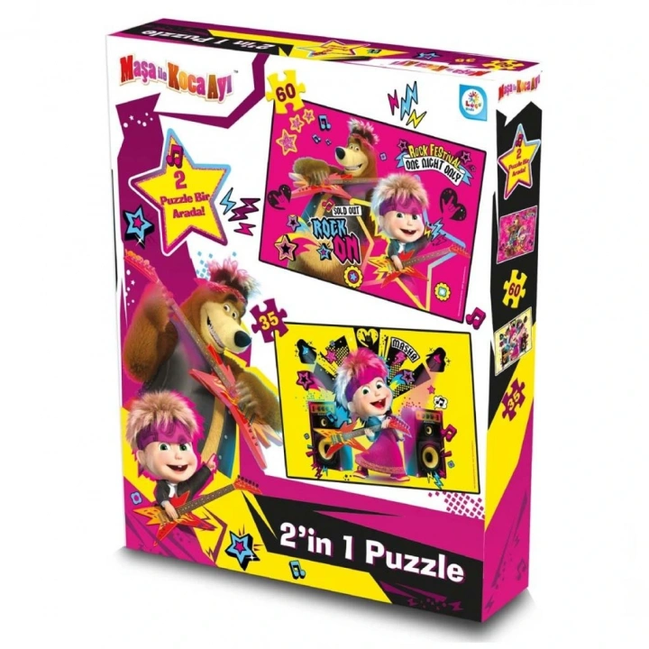 BFS Maşa ile Koca Ayı 2li Puzzle
