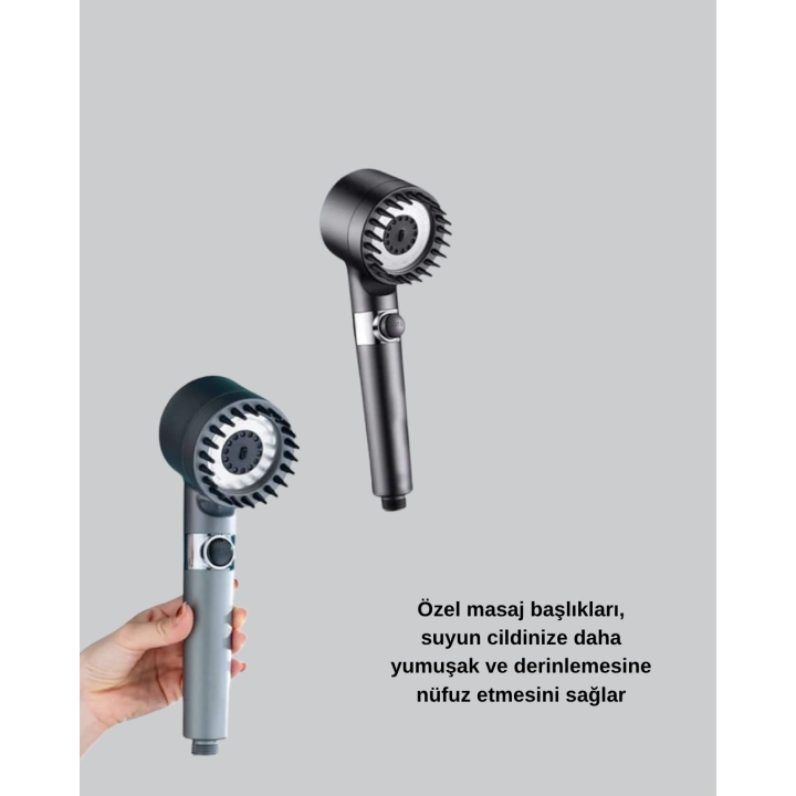 BFS Masaj Etkili Duş Başlığı – Su Tasarruflu, Yüksek Basınçlı ve Cilt Dostu Tasarım