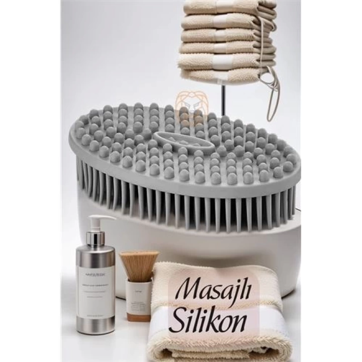 BFS  Masajlı Silikon Banyo Fırçası Nuage Design