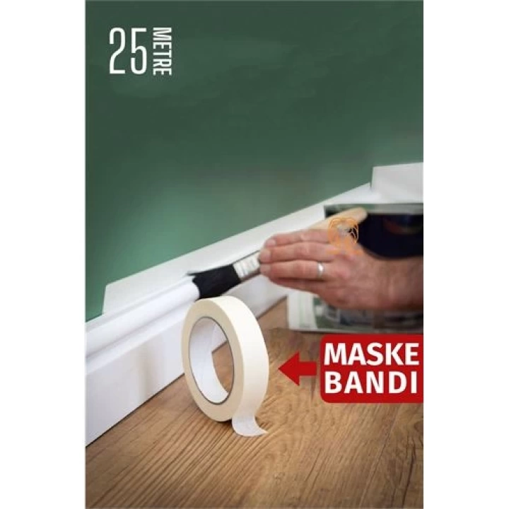 BFS  Maskeleme Bandı 25 Metre Çıkarılabilir Boyacı Bandı
