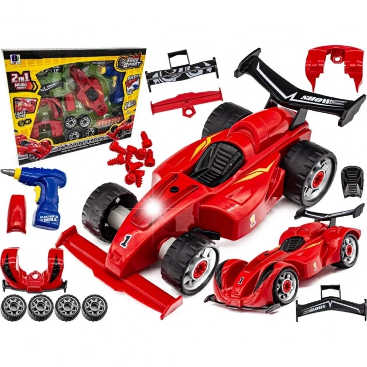 BFS  Matkaplı Formula F1 Araba Modifiye Seti Sesli Işıklı Sök Tak