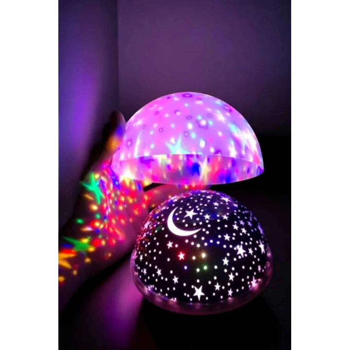 BFS Mavi ve Mor Işıklı Projeksiyon Lambası