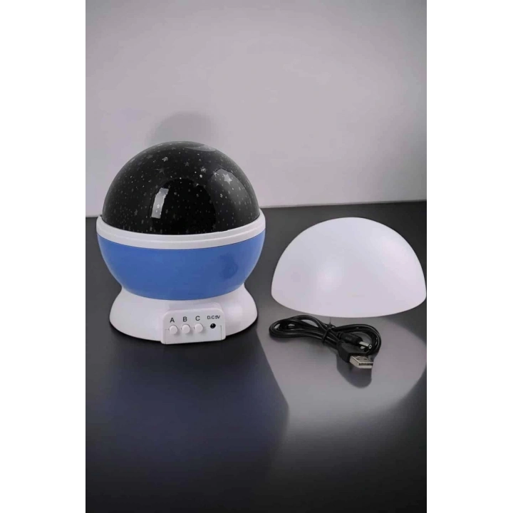 BFS Mavi ve Mor Işıklı Projeksiyon Lambası