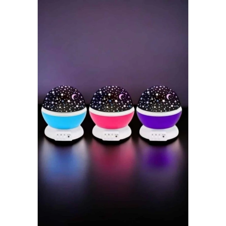 BFS Mavi ve Mor Işıklı Star Master Projeksiyon Lambası