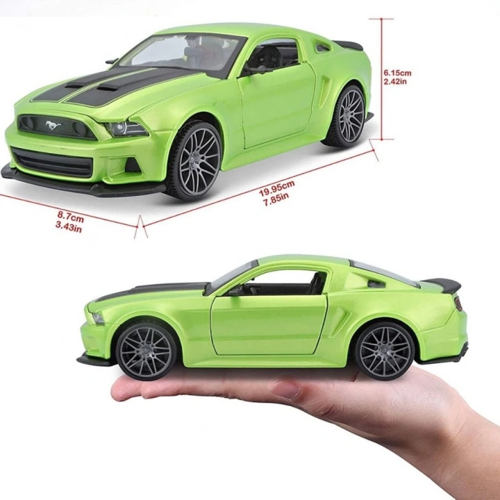 BFS   MAY 31506 2014 Ford Mustang Street Racer 1:24 Model Araba -Necotoys