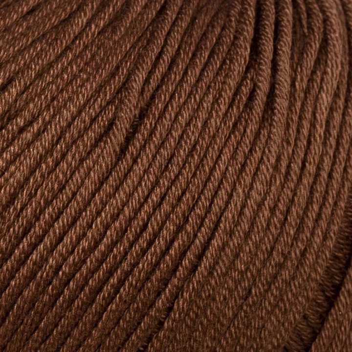 BFS  Mercerized Cotton Koyu Kahverengi El Örgü İpi - 228 - 33579