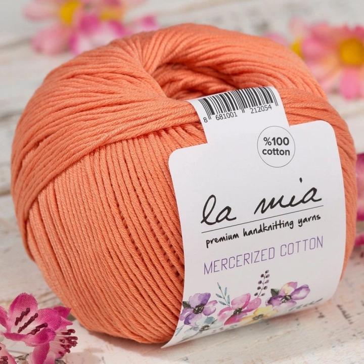 BFS  Mercerized Cotton Turuncu El Örgü İpi - 201 - 33581