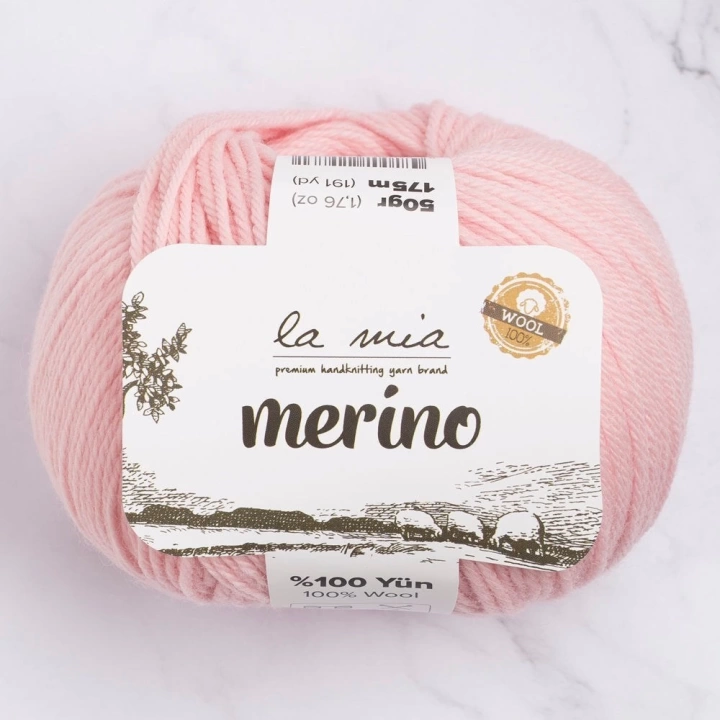 BFS  Merino Pembe El Örgü İpi - L040 - 33786