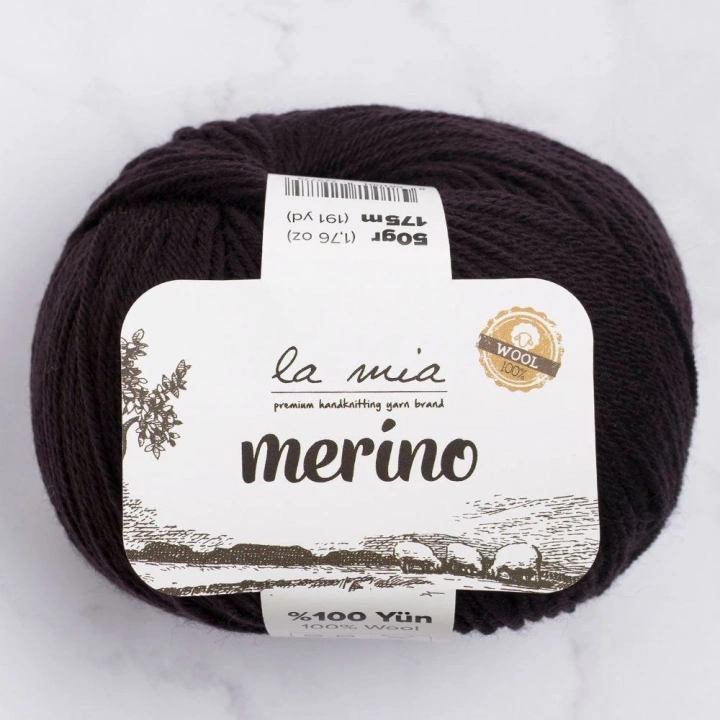 BFS  Merino Siyah El Örgü İpi - L006 - 33790