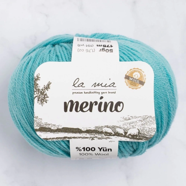 BFS  Merino Yeşil El Örgü İpi - L053 - 33794