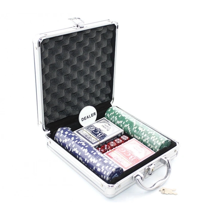 BFS Metal Çantalı 100 Chipli Poker Oyunu Alk1495
