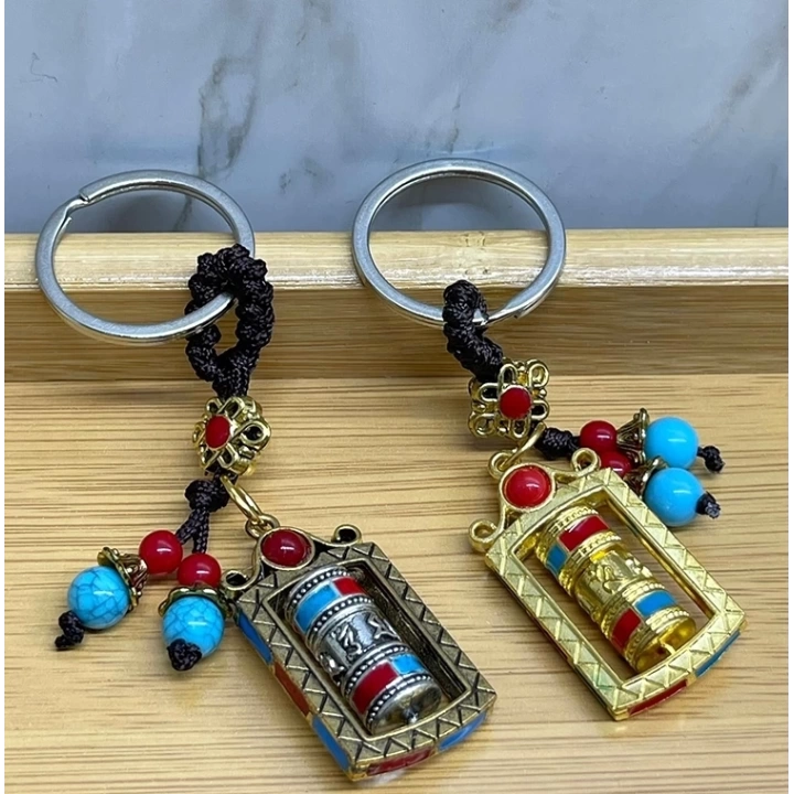 BFS Metal Feng Shui Şans Çarkı Anahtarlık Alk4459