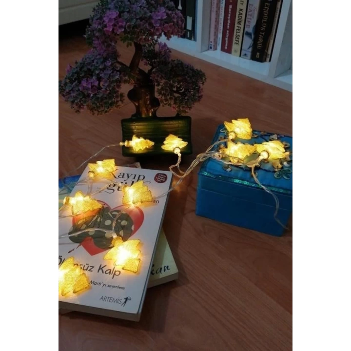 BFS  Metal Örgülü Çam Ağacı Şeklinde Günışığı Şerit Led Işık Zinciri