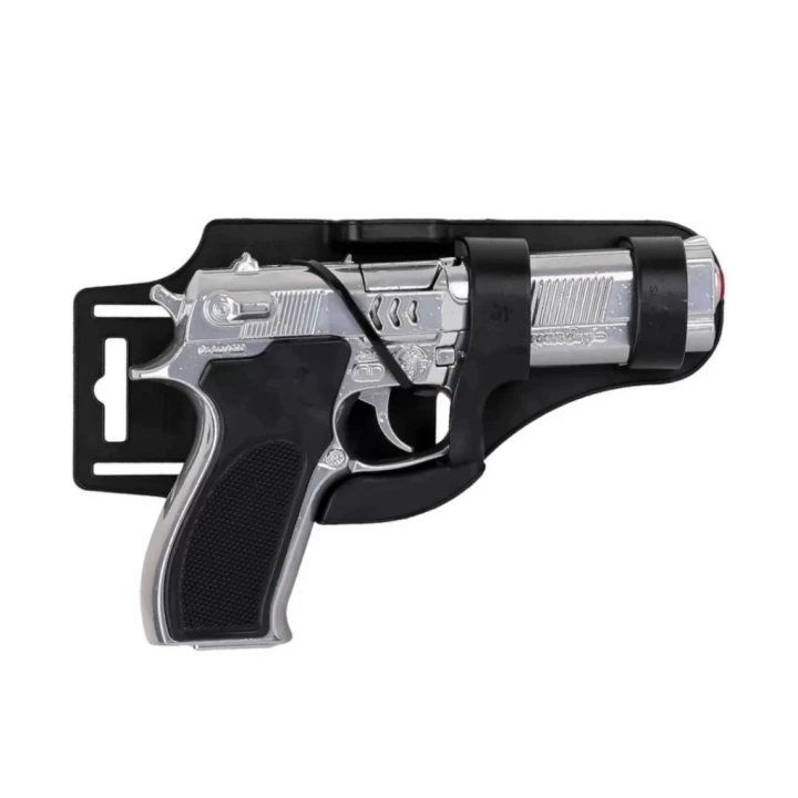 BFS  Metal Oyuncak Tabanca Krom Seri 23