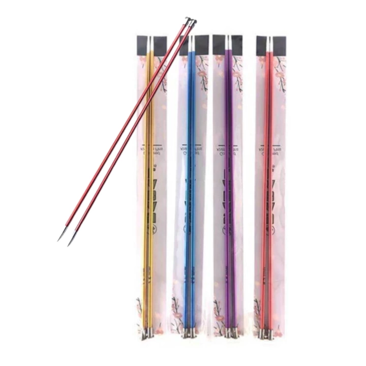 BFS Metalize Çift Renk Şiş 35 cm 3,5 Numara (Renk Stoğa Göre)