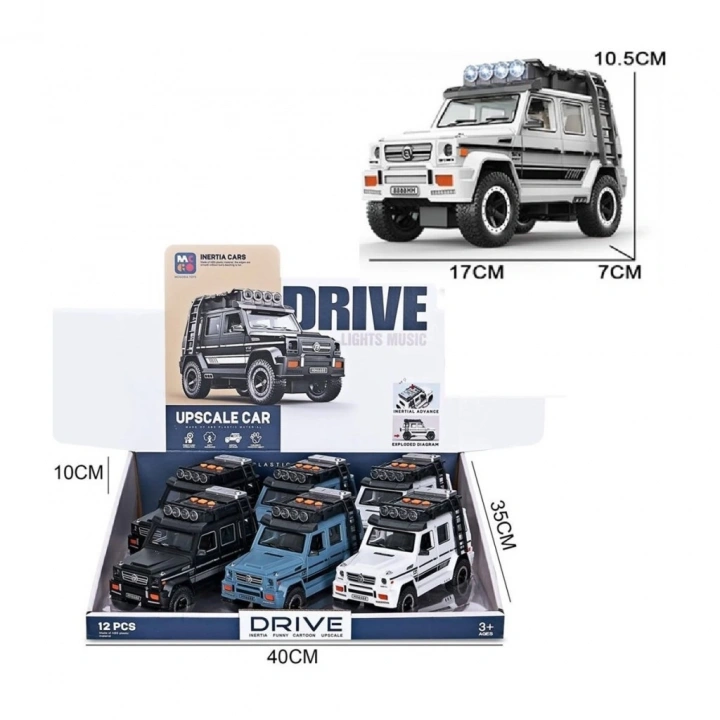 BFS   MG-D700-04 Işıklı Müzikli Lüks Jeep -Vardem Oyuncak