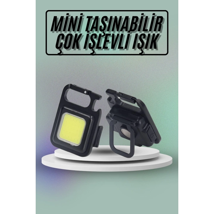 BFS Mıknatıslı Parlak Led Işık 3 Fonksiyonlu Şarj edilebilir Ledli Mini Taşınabilir