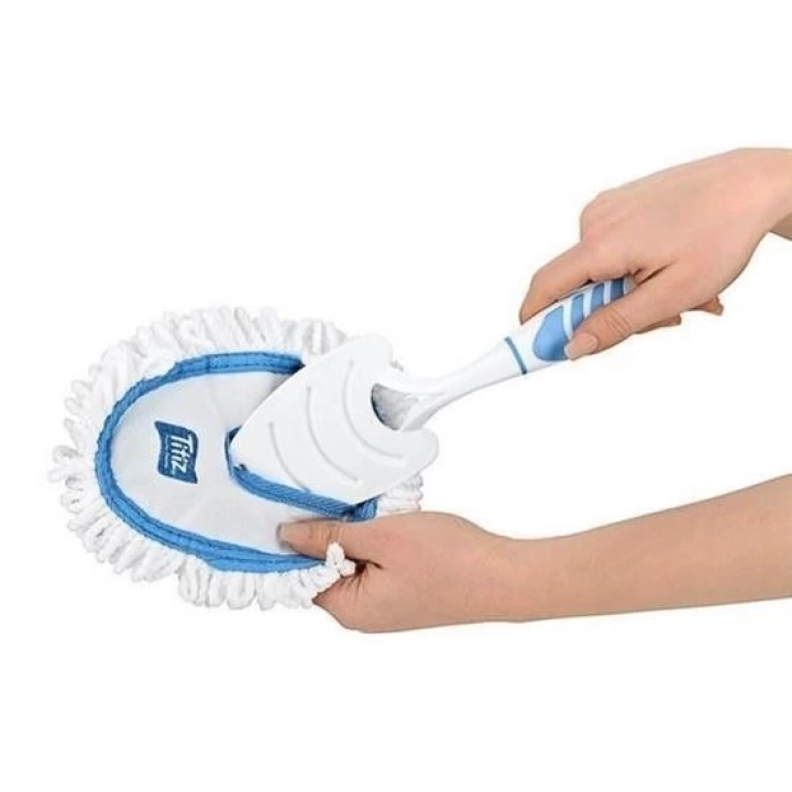 BFS  Mikrofiber Duster Toz Leke Kir Alıcı Temizleyici Tutacaklı Temizlik Bezi Aparatı Malzemesi