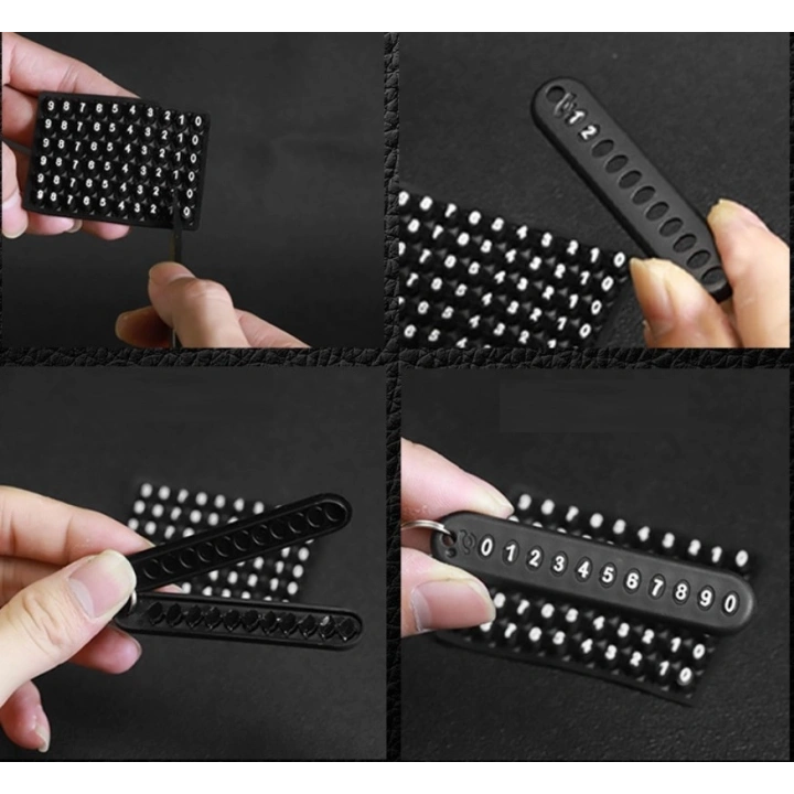 BFS Mini Anahtarlık, Çanta, Araba İçin Çok Amaçlı Numaratör