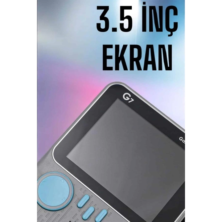 BFS Mini Atari El Atarisi 3.5 inç Ekran Çift Konsol 666 Adet Retro Oyun Gameboy El Atarisi