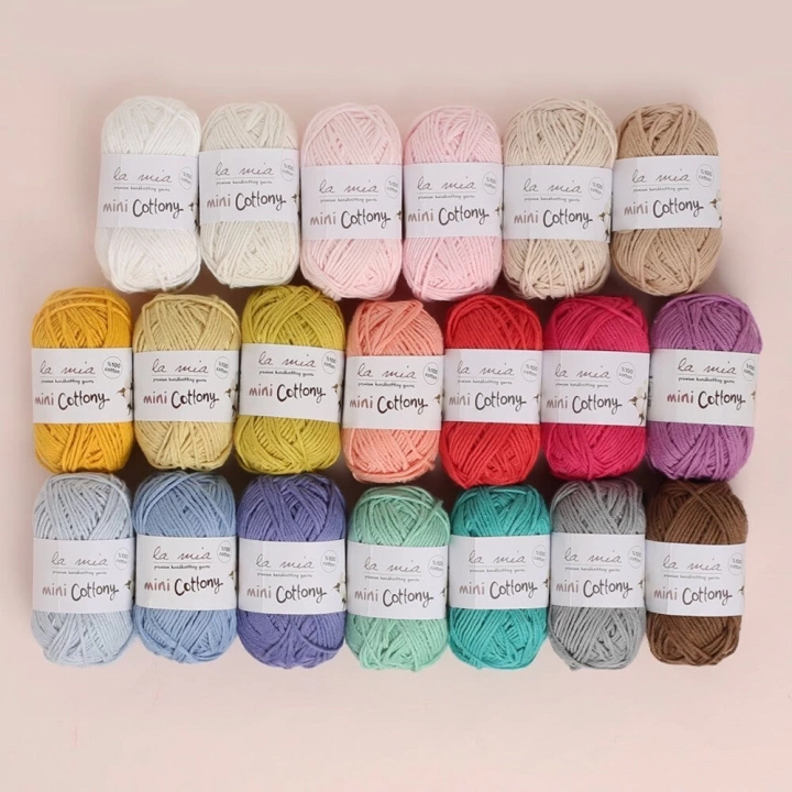 BFS  Mini Cottony 20li Paket 25g Renkli El Örgü İpi - 33845