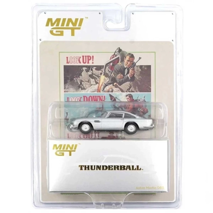 BFS   Mini GT 1/64 Aston Martin DB5 James Bond “Thunderball” Blister Paket