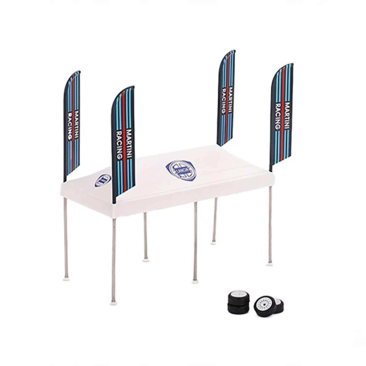BFS   Mini GT 1:64 Martini Racing Paddock Servis Çadırı Seti