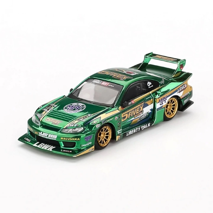 BFS  Mini GT 1/64 Nissan LB-Super Silhouette S15 SILVIA LBWK 2024 Fausto Racing - Blister Paket