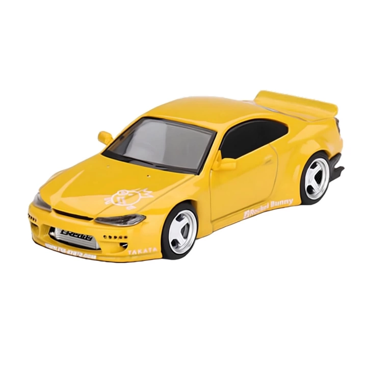 BFS   Mini GT 1/64 Nissan Silvia (S15) Rocket Bunny Bronze Yellow MGT00643