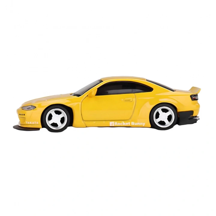 BFS   Mini GT 1/64 Nissan Silvia (S15) Rocket Bunny Bronze Yellow MGT00643