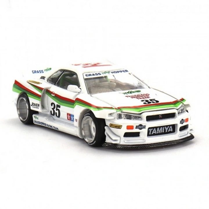 BFS Mini GT 1/64 Nissan Skyline GT-R (R34) TAMIYA x KAIDO HOUSE The GRHOPPER V1