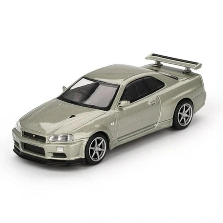 BFS Mini GT 1/64 Nissan Skyline GT-R (R34) V-Spec II Nür Millenium Jade