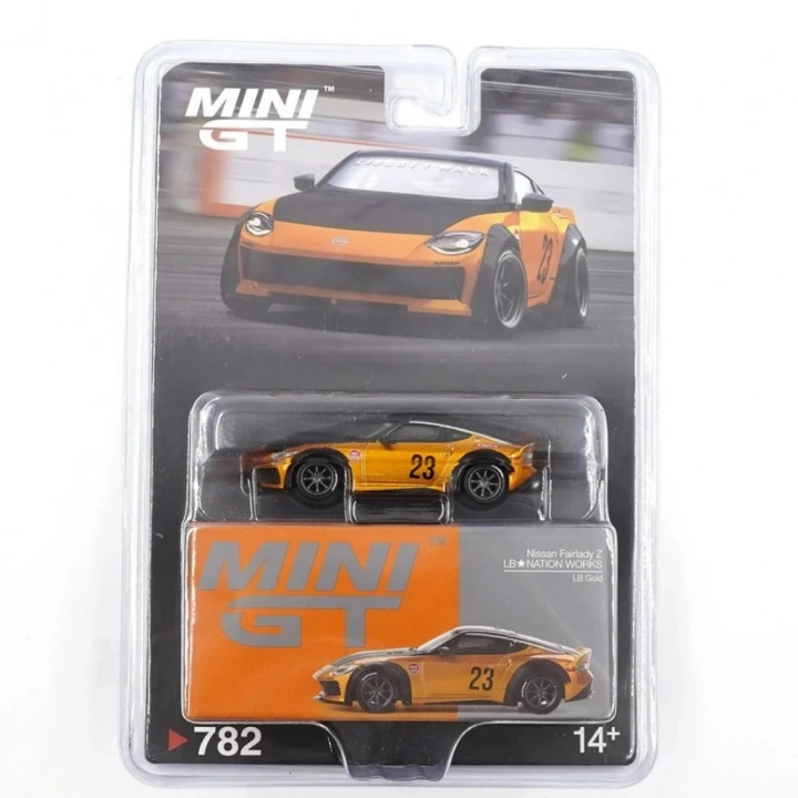 BFS  Mini GT 1/64 Nissan Z LB NATION WORKS LB Gold - Blister Paket