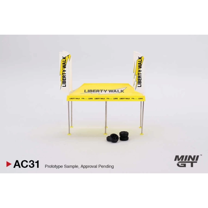 BFS   Mini GT 1/64 Paddock Service Tent Set - LB Racing