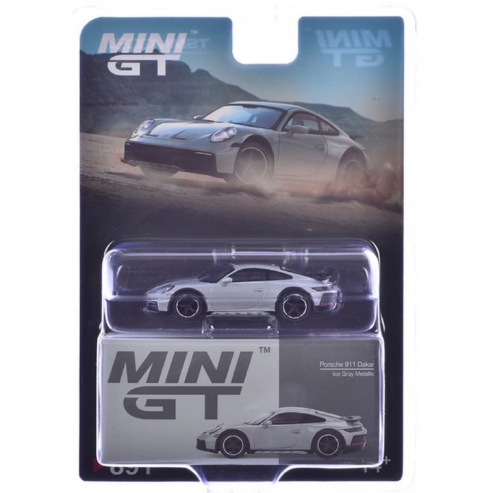 BFS  Mini GT 1/64 Porsche 911 Dakar Ice Gray Metallic - Blister Paket