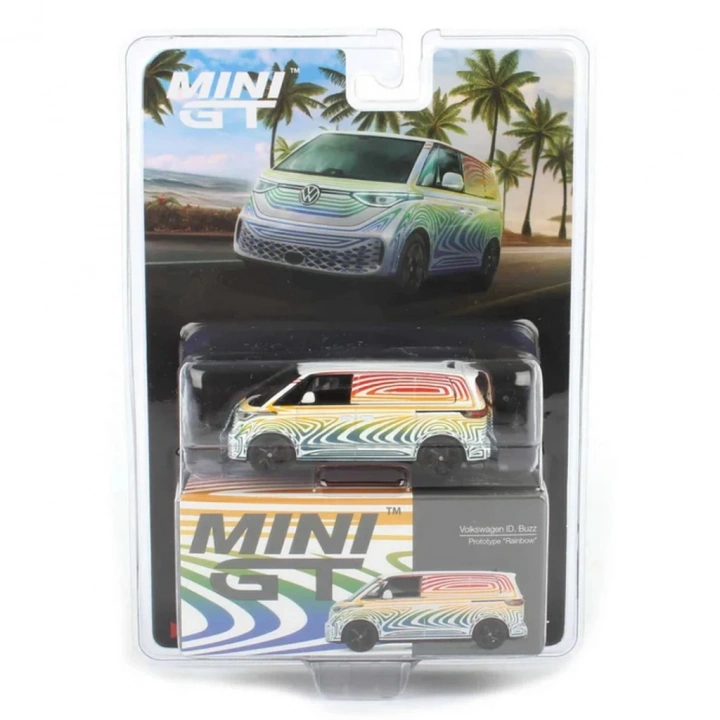 BFS  Mini GT 1/64 Volkswagen ID. Buzz Prototype Rainbow - Blister Paket