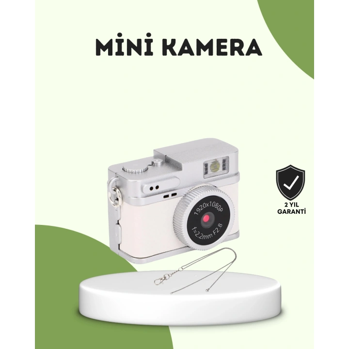 BFS Mini HD Dijital Kamera 1080P Kordonlu Taşınabilir Retro Model