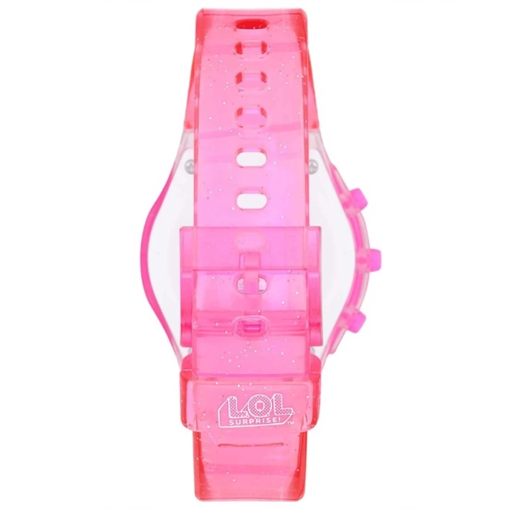 BFS   MiniFlak Lisanslı LOL Surprise LOL7210 Çocuk Pembe Işıklı Çocuk Kol Saati