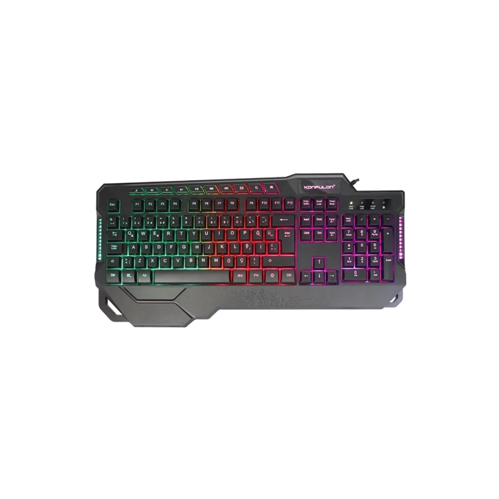 BFS MK80 RGB Işıklı Türkçe Q Kablolu Mekanik Hisli Klavye