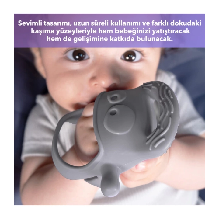 BFS   Mochi Diş Kaşıyıcı Gri
