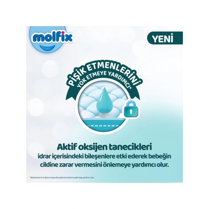 BFS   Molfix Premium Bebek Bezi Fırsat Paketi 2 Beden 3-6 Kg 70 Adet