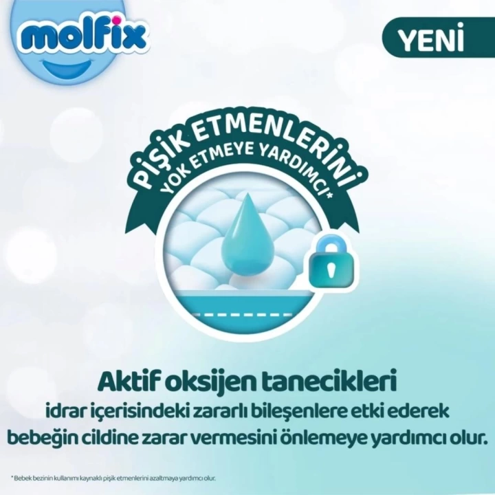 BFS   Molfix Premium Bebek Bezi Ultra Fırsat Paketi 5 Beden 11-18 Kg 66 Adet